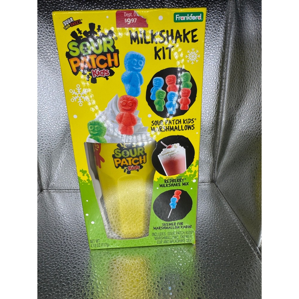 Frankford Sour Patch Kids Ceramic Milkshake Cup Yellow Collectible Tumbler 41094